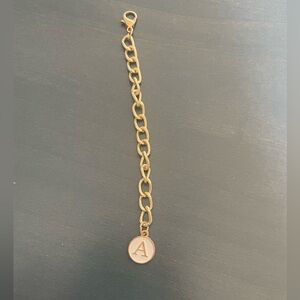 Gold Initial Stanley charm